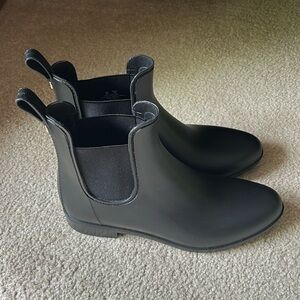 SAM EDELMAN BLK ANKLE RAIN BOOT SZ 9
